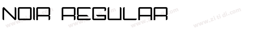 Noir Regular字体转换